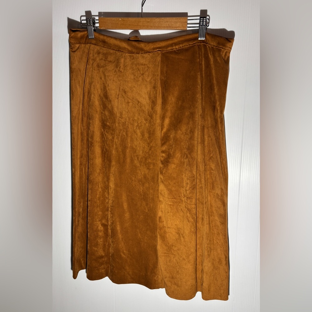 Suede like feeling Tan Women's Skirt